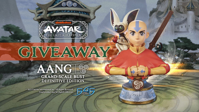 Avatar: The Last Airbender - Aang Grand Scale Bust Statue Giveaway