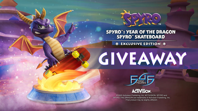 Spyro™: Year of the Dragon - Spyro™ Skateboard Statue Giveaway