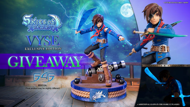 Skies of Arcadia - Vyse Statue Giveaway