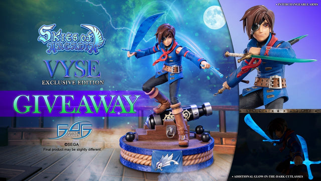 Skies of Arcadia - Vyse Statue Giveaway