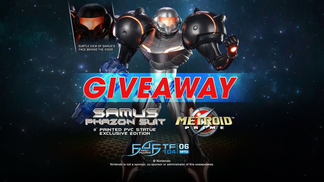 Metroid Prime™ - Samus Phazon Suit PVC Statue Giveaway