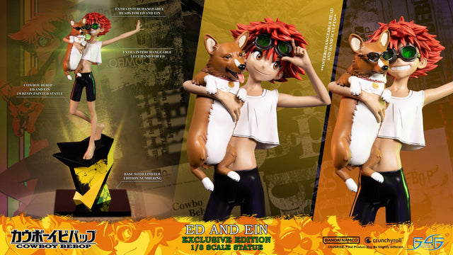 Cowboy Bebop - Ed and Ein 1/8 (Exclusive Edition) (border_4k_edein18_ex.jpg)