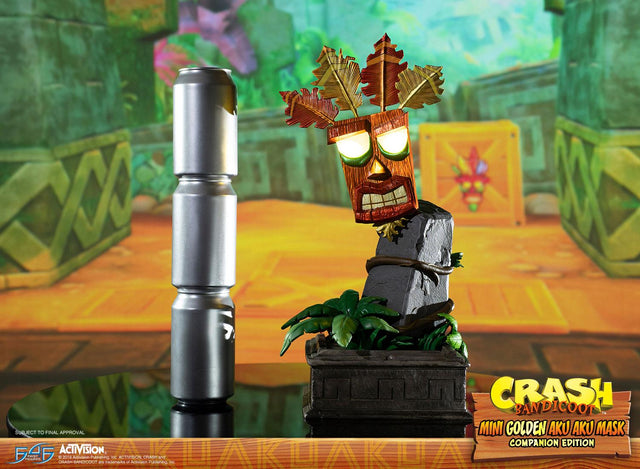 Crash Bandicoot™ - Mini Golden Aku Aku Mask Companion Edition (miniakuakumask-golden-h-08.jpg)