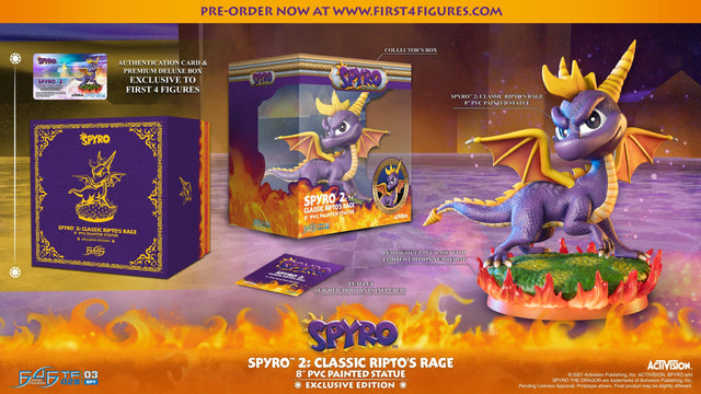 Spyro™ 2: Classic Ripto's Rage 8" PVC Statue (Exclusive Edition) (spyro2-exc.jpg)