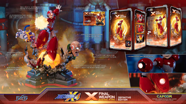 Mega Man X4 - X (Final Weapon) Rising Fire Definitive Edition (x_redde_4k.jpg)