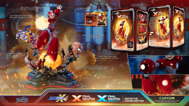 Mega Man X4 - X (Final Weapon) Definitive Combo Edition (x_reddecombo_4k.jpg)