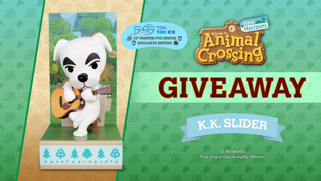 Animal Crossing: New Horizons - K.K. Slider Statue Giveaway