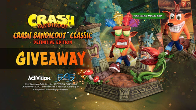 Crash Bandicoot™ Classic Statue Giveaway