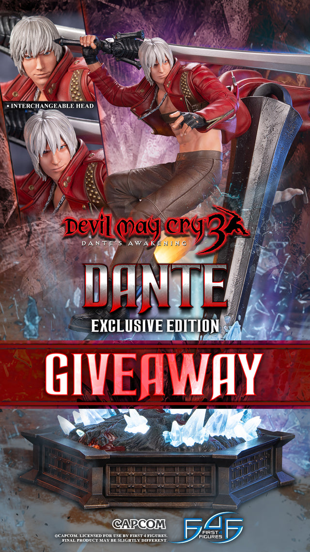 Devil May Cry 3 - Dante Statue Giveaway