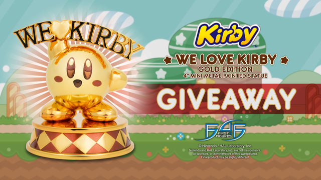 Kirby™ – We Love Kirby (Gold Edition) Statue Giveaway