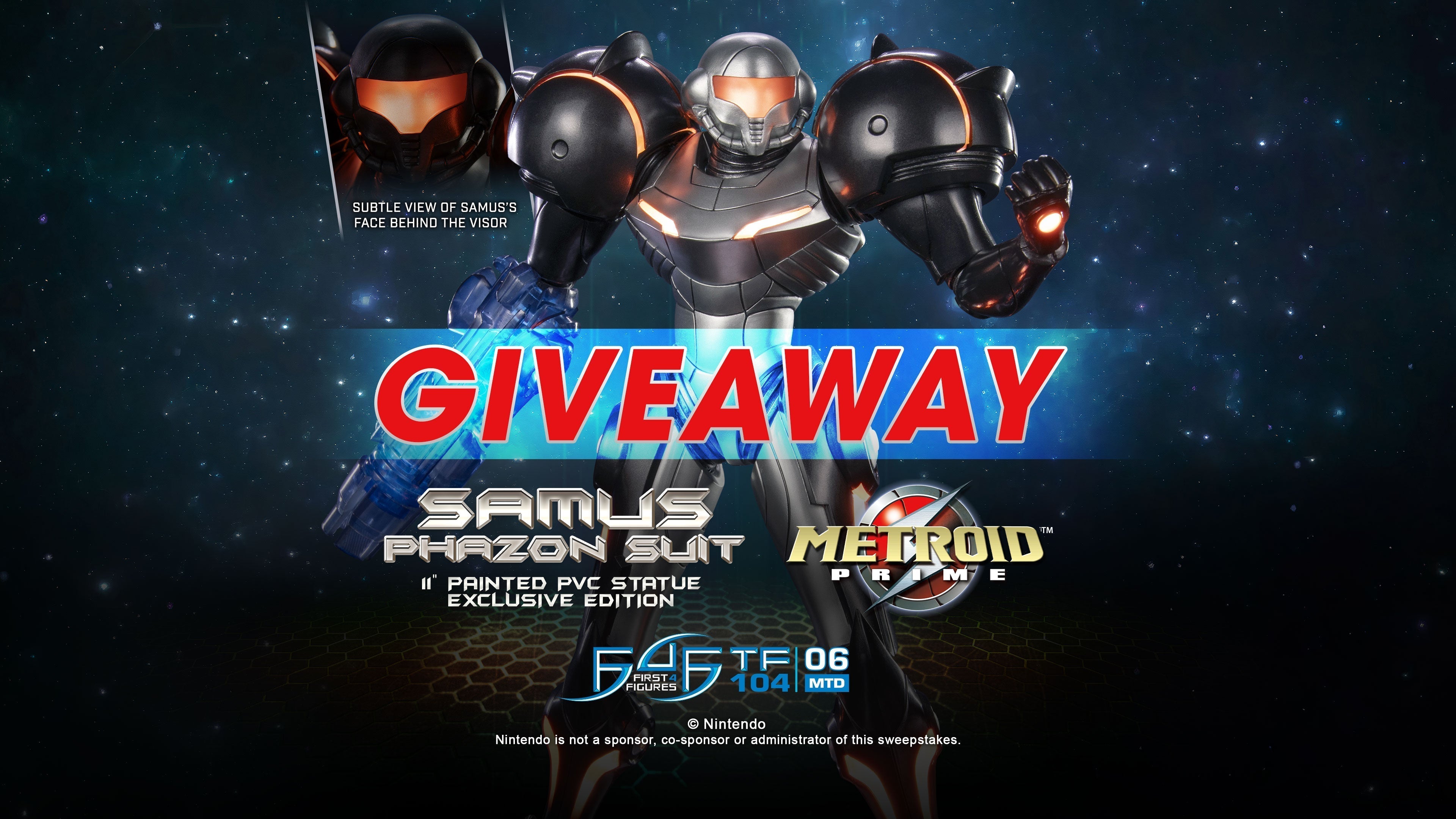 Phazon Metroid Prime™ - Samus Phazon Suit PVC Statue Giveaway – First 4 Figures