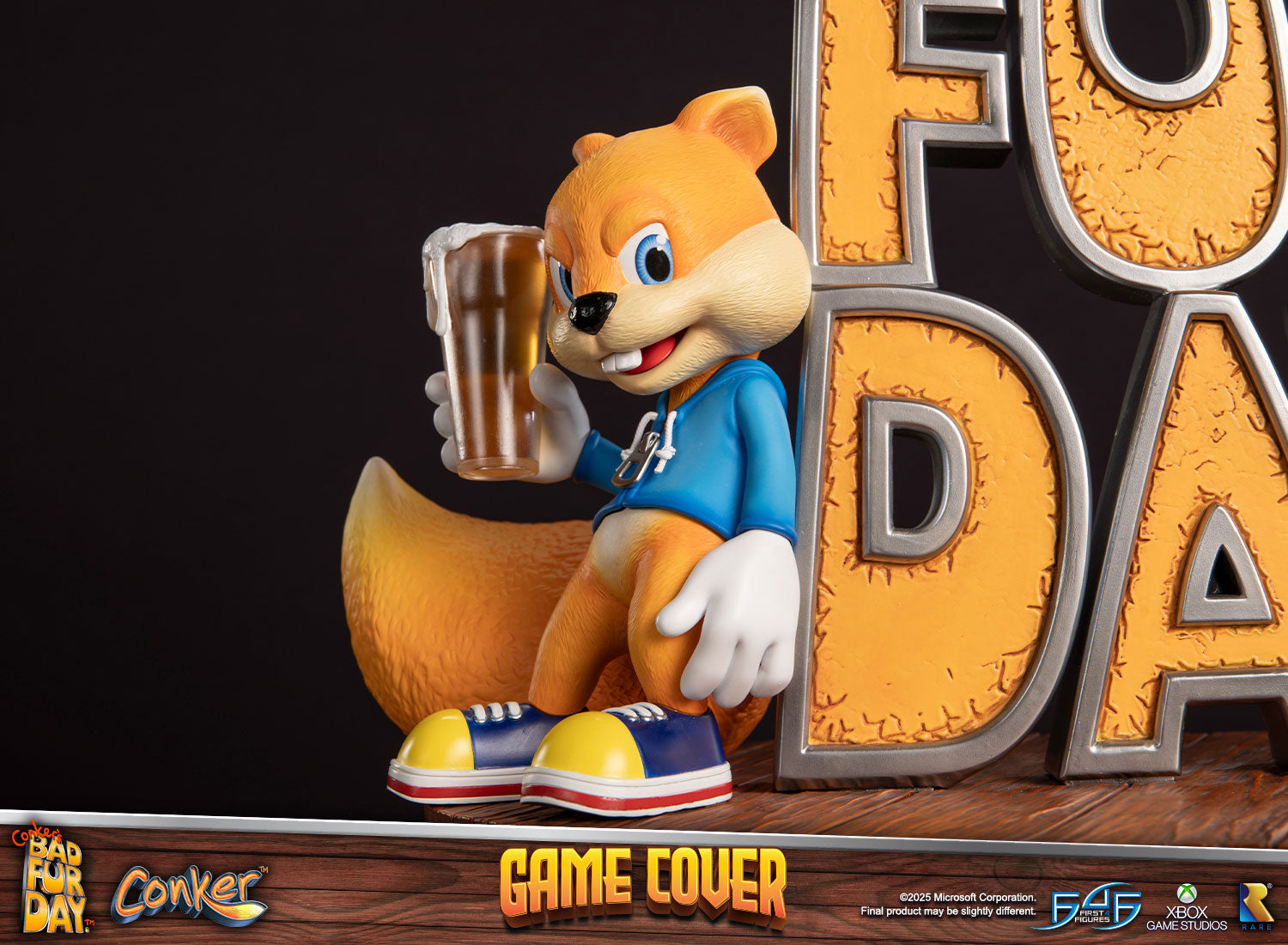 Conker's Bad Fur Day - Game Cover – First 4 Figures
