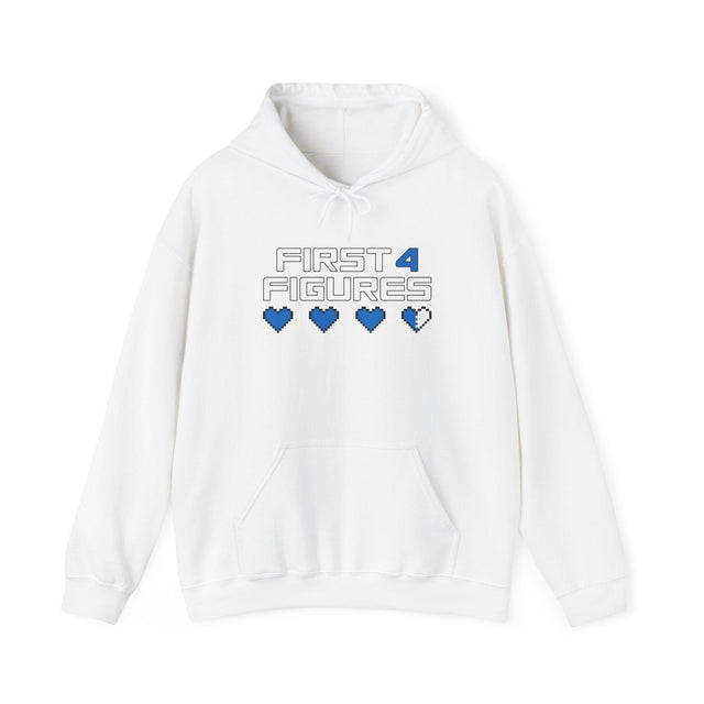 F4F pixel hearts - Hooded Sweatshirt - First4Figures