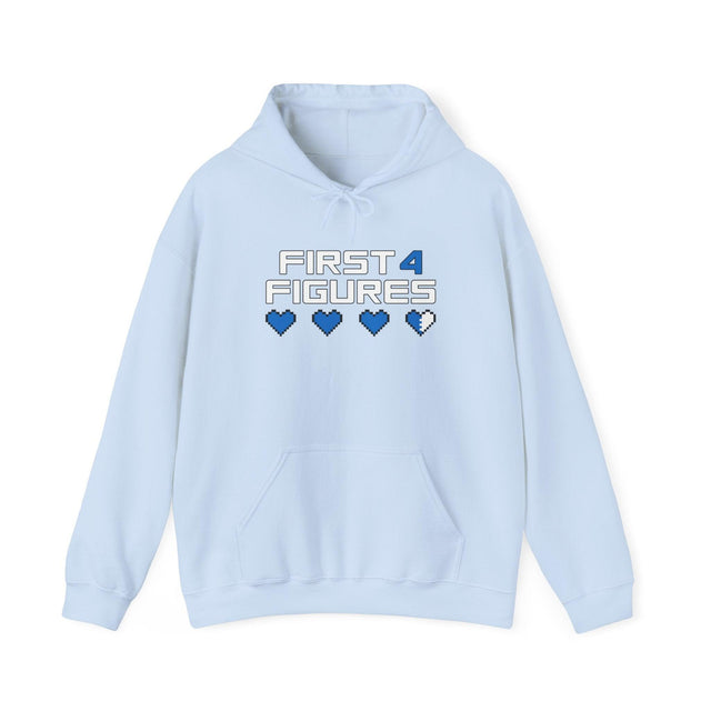 F4F pixel hearts - Hooded Sweatshirt - First4Figures