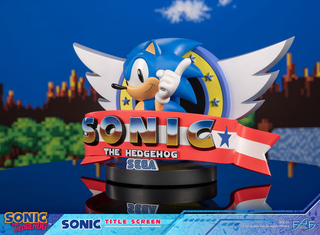 Sonic The Hedgehog - Sonic Title Screen – First 4 Figures
