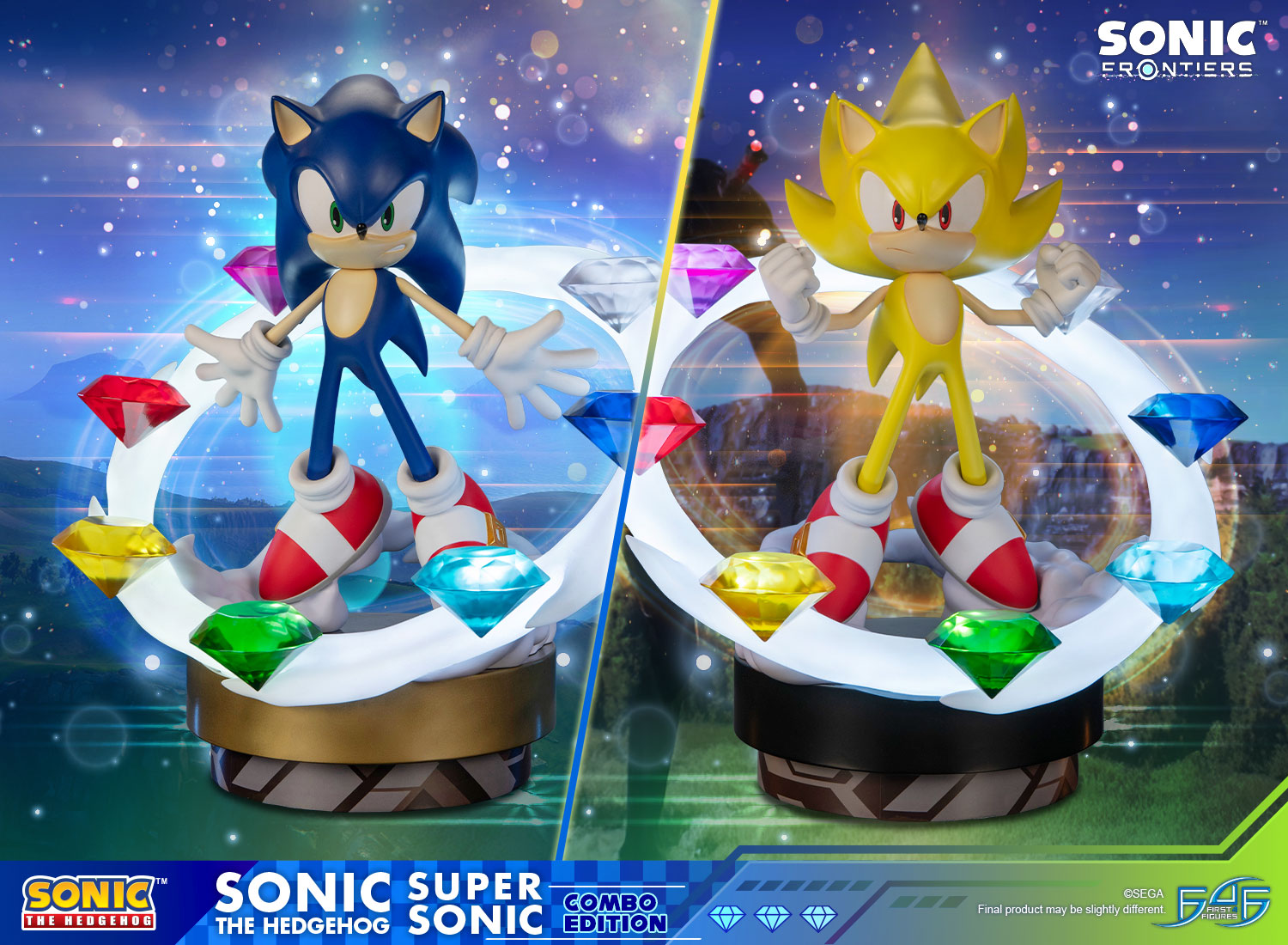 Sonic Frontiers - Sonic the Hedgehog and Super Sonic (Combo