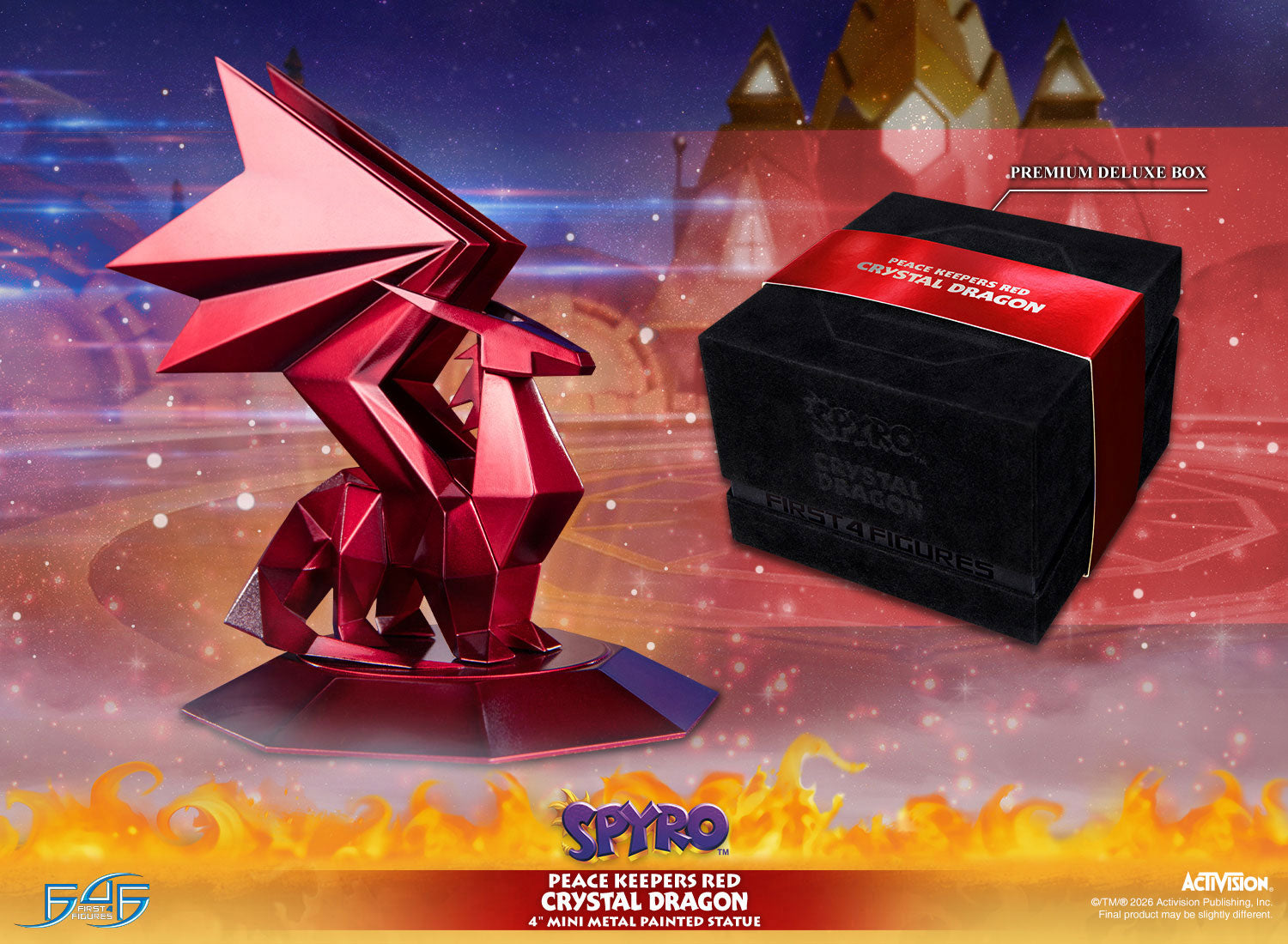 クリスタルアガベ Ｖｅｒ．神龍 Spyro™ the Dragon – Peace Keepers Red Crystal Dragon – First 4 Figures
