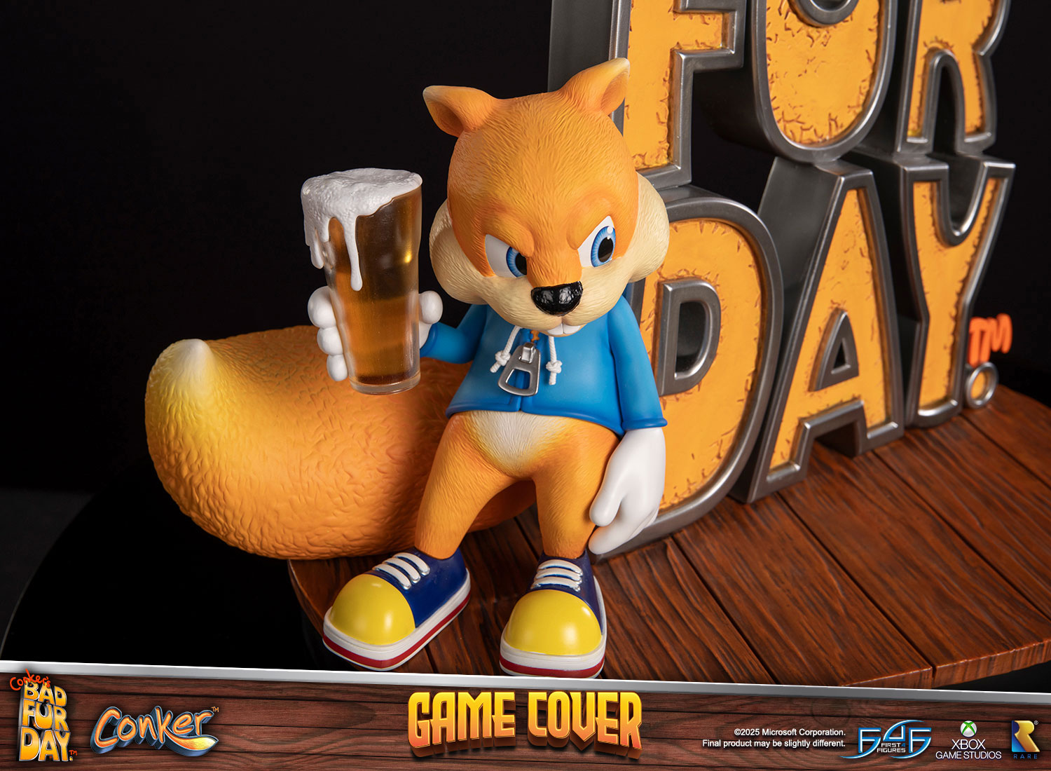 Conker's Bad Fur Day - Game Cover – First 4 Figures
