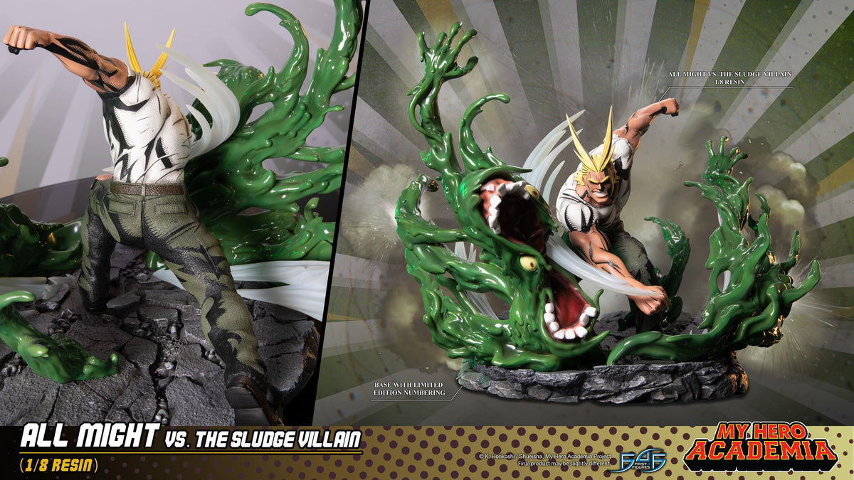 My Hero Academia - All Might Vs. the Sludge Villain – First 4 Figures