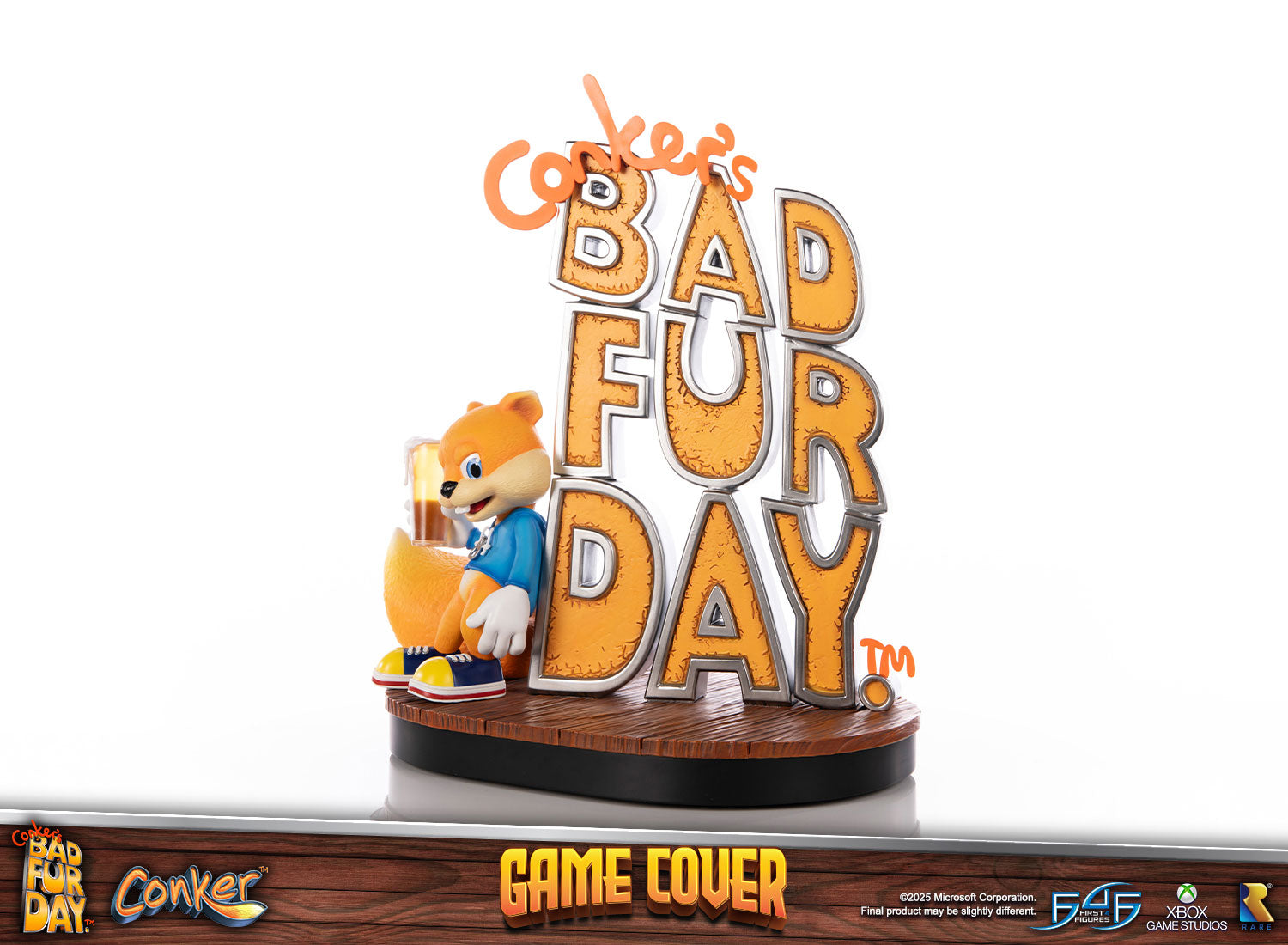 Conker's Bad Fur Day - Game Cover – First 4 Figures