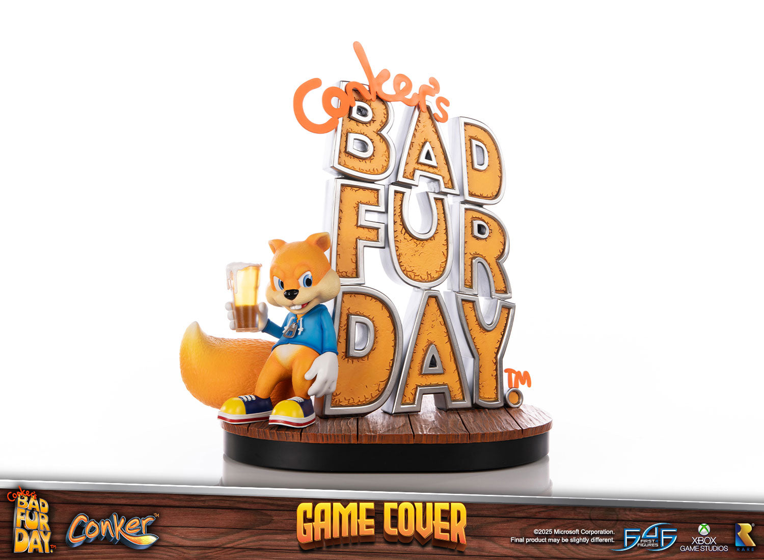 Conker's Bad Fur Day - Game Cover – First 4 Figures