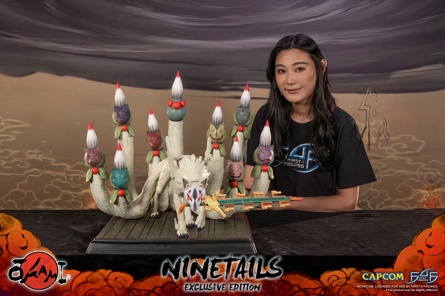 Okami - Ninetails (Exclusive Edition) – First 4 Figures