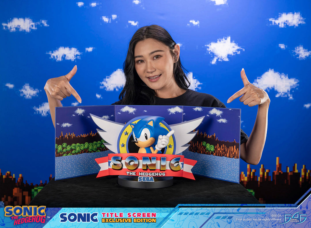 Sonic The Hedgehog - Sonic Title Screen (Exclusive Edition) – First 4 ...