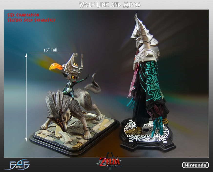 first4figures ウルフリンク & ミドナ　ゼルダの伝説　フィギュア Wolf Link and Midna Exclusive – First 4 Figures