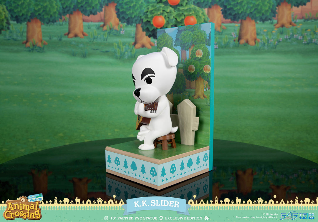 Figurine PVC K.K. Slider – Animal Crossing New Horizons – 22 Cm Peinte à La Main