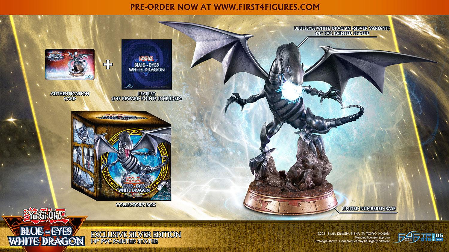 Yu-Gi-Oh! – Blue-Eyes White Dragon (Exclusive Silver Edition) – First 4  Figures