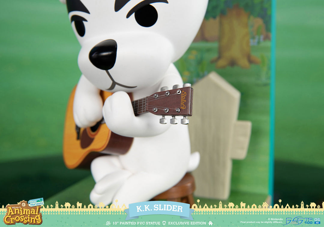 Figurine PVC K.K. Slider – Animal Crossing New Horizons – 22 Cm Peinte à La Main