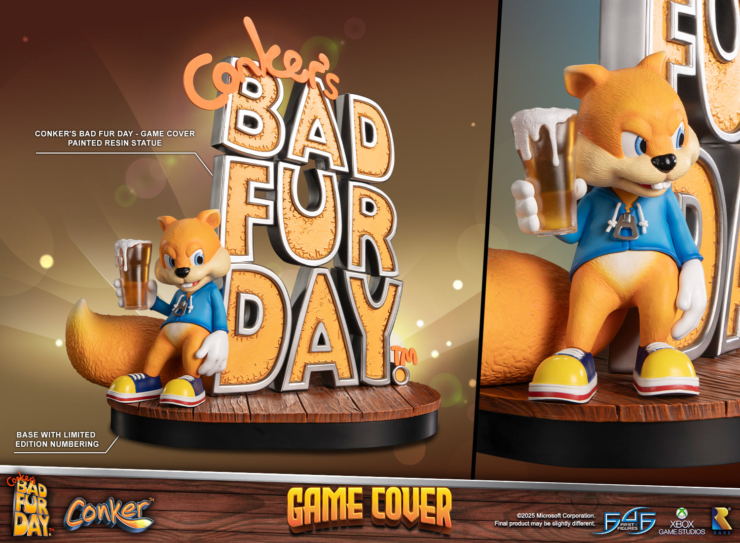 Conker's Bad Fur Day - Game Cover – First 4 Figures