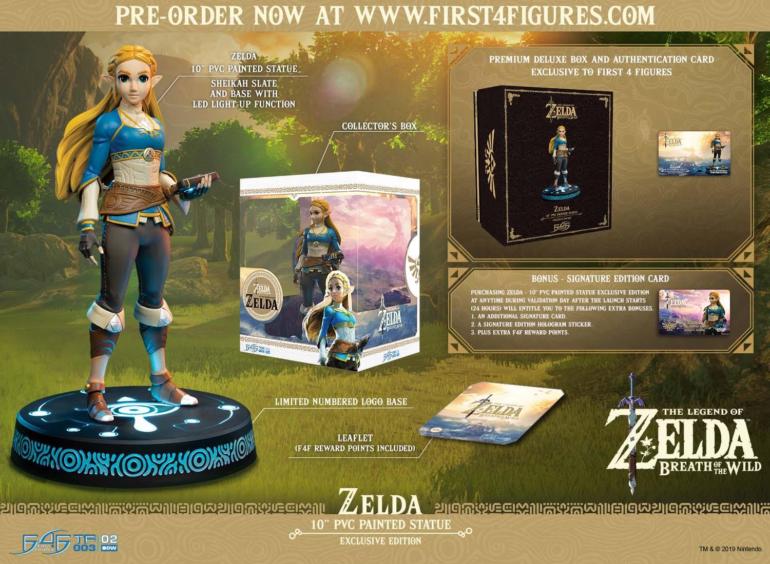 The Legend of Zelda: Breath of the Wild - Zelda Exclusive Edition – First 4  Figures