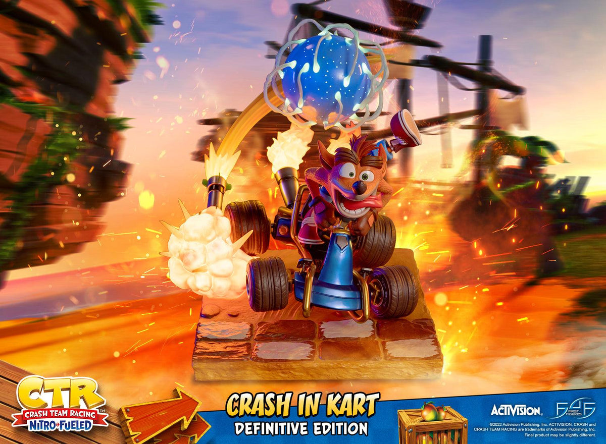 Crash Racing Set Crash Bandicoot – First 4 Figures