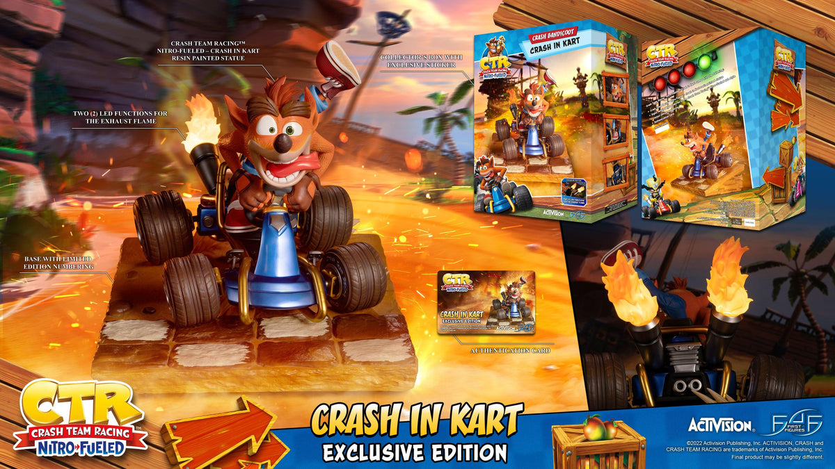 Crash Team Racing™ Nitro-Fueled - Crash In Kart (Exclusive Edition ...