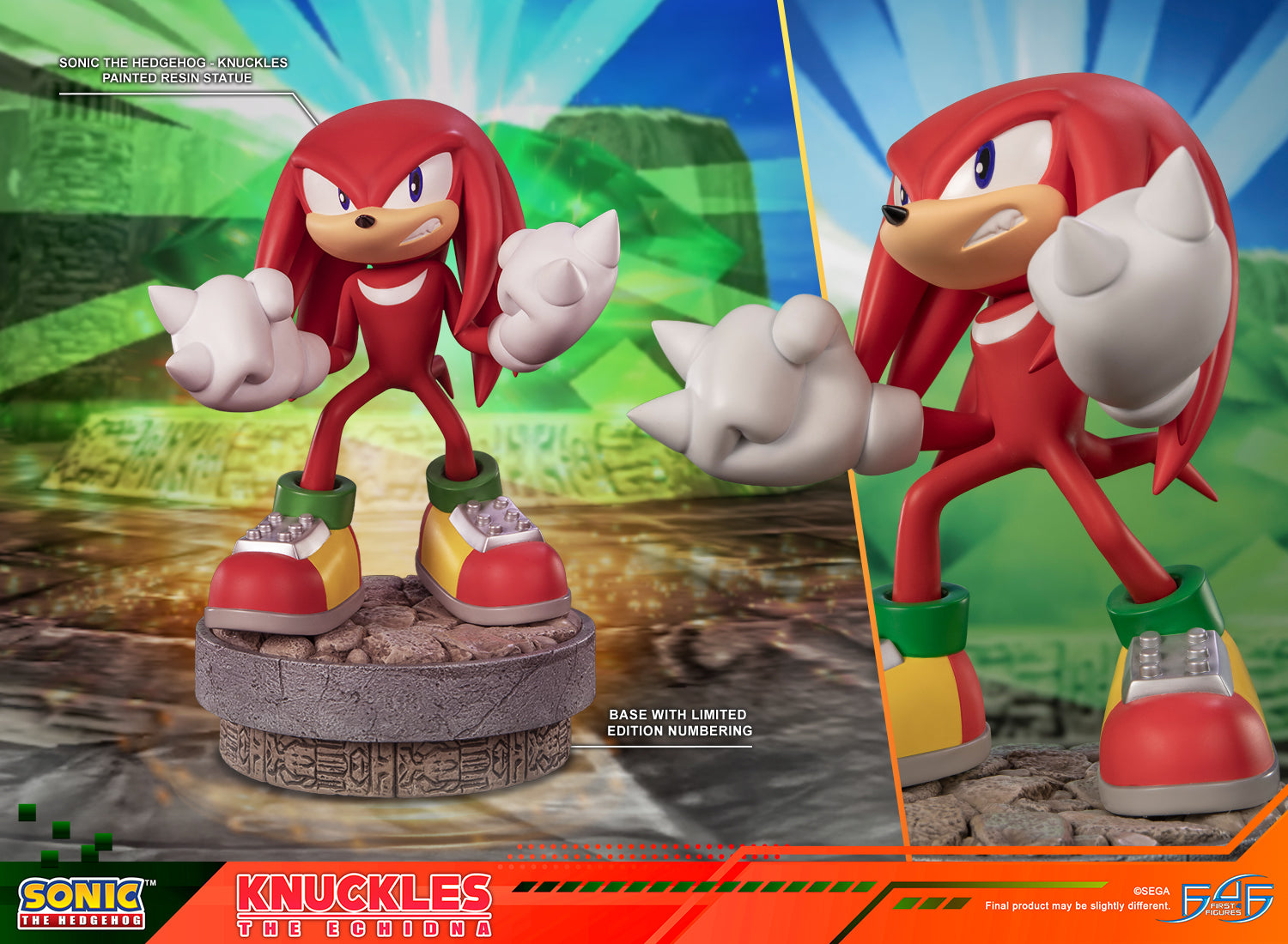Sonic the Hedgehog - Modern Knuckles – First 4 Figures