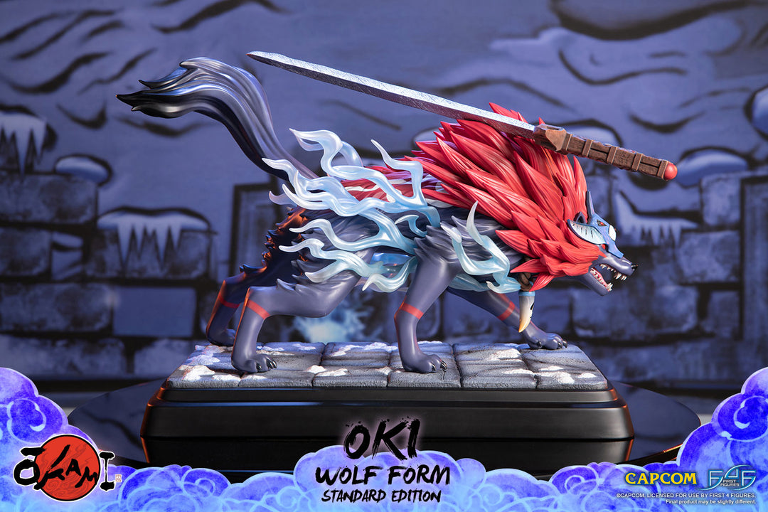 Okami - Figurine Oki Wolf Form Ver Okami - Figurine Oki Wolf Form Ver