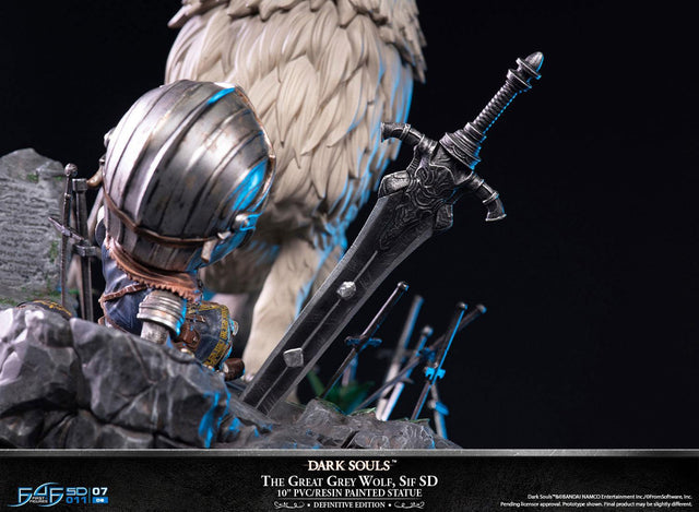 Dark Souls™ - The Great Grey Wolf Sif SD PVC Statue (Definitive Edition)  (sifsd-def-10.jpg)