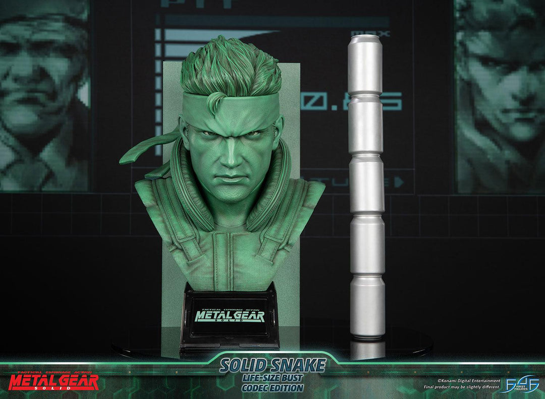 Snake Mgs4 Codec Metal Gear Solid - Solid Snake Life-Size Bust (Codec Edition LSB ...