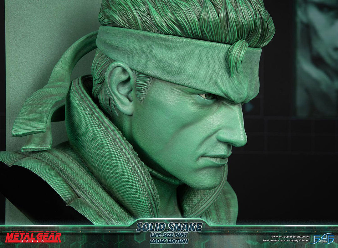 Solid Snake Rip Metal Gear Solid - Solid Snake Life-Size Bust (Codec Edition LSB ...