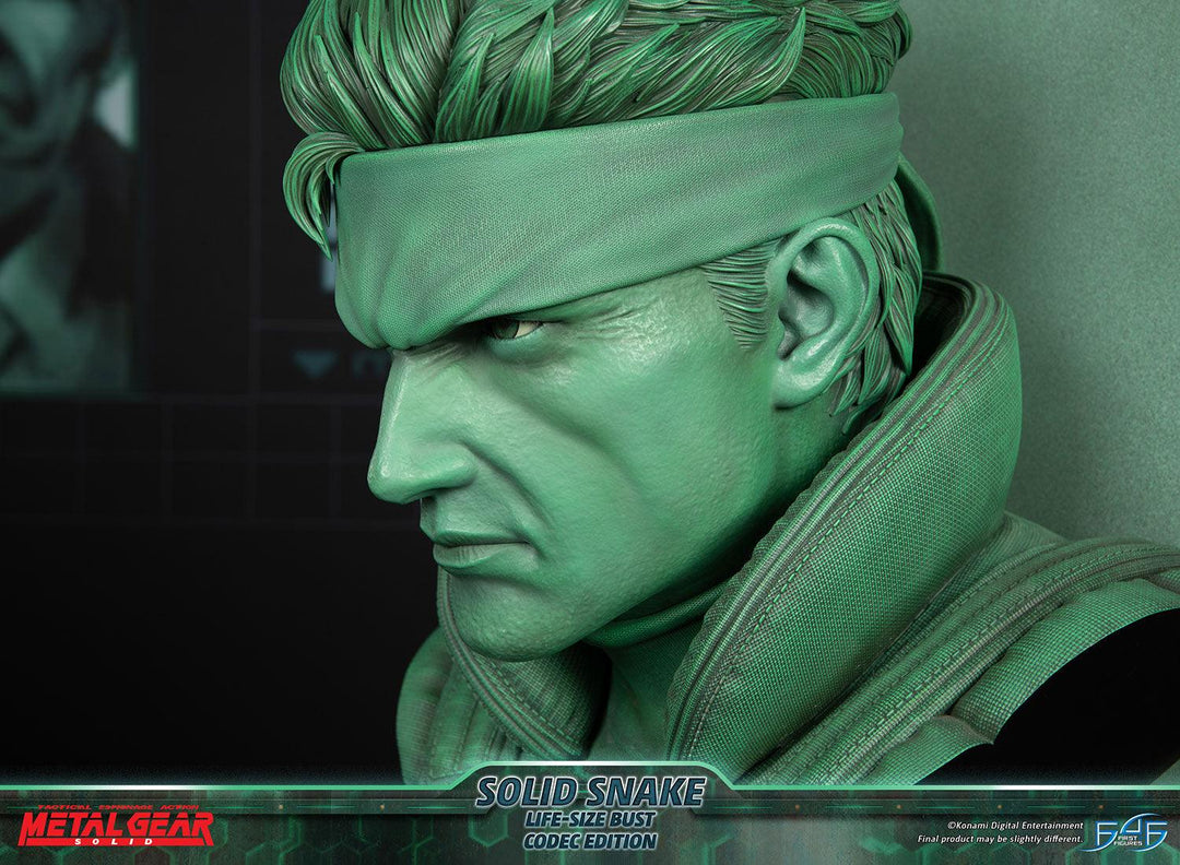 Metal Gear Solid - Solid Snake Life-Size Bust (Codec Edition LSB ...