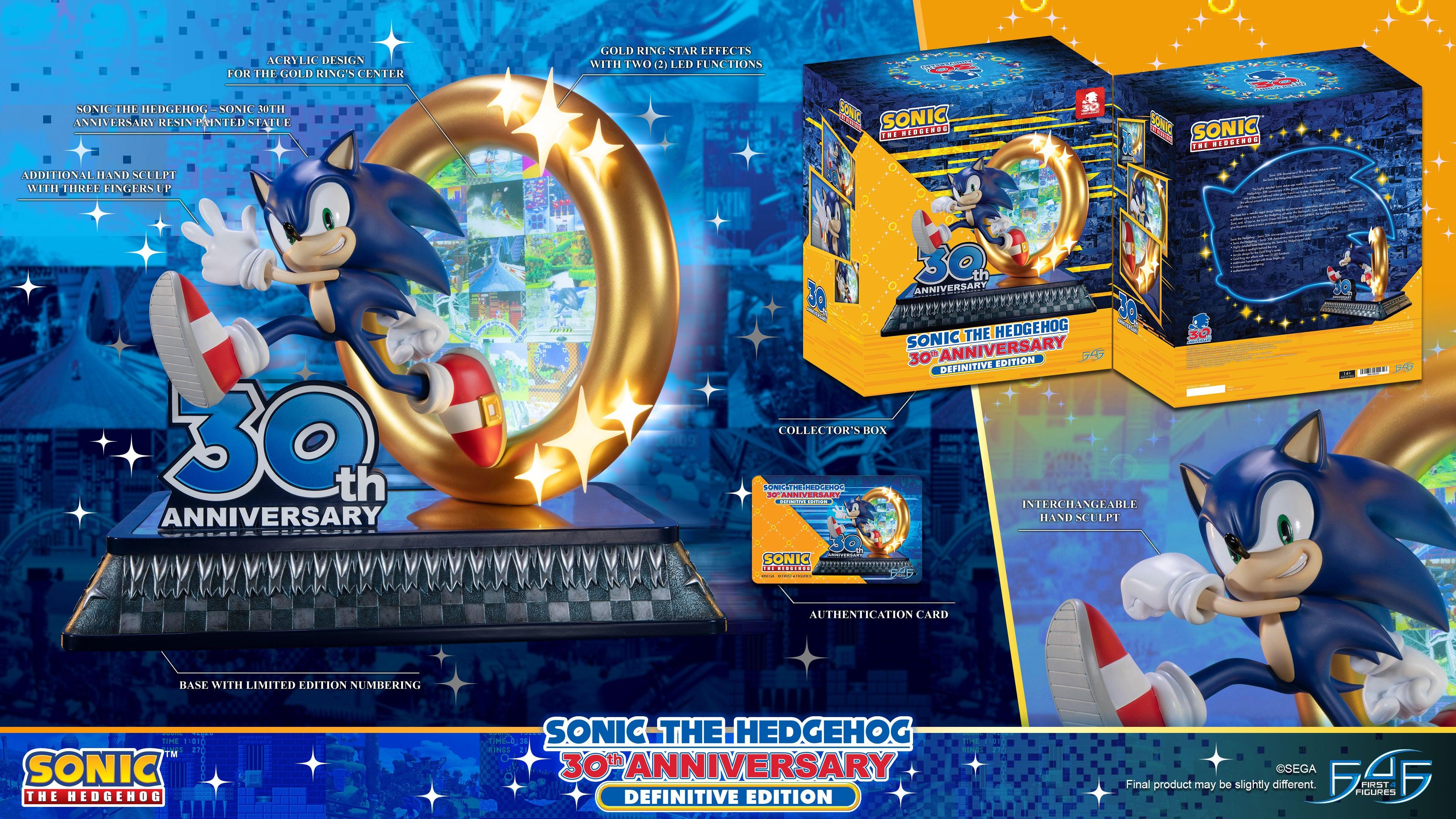 Sonic the Hedgehog 30th Anniversary (Definitive) – First 4 Figures