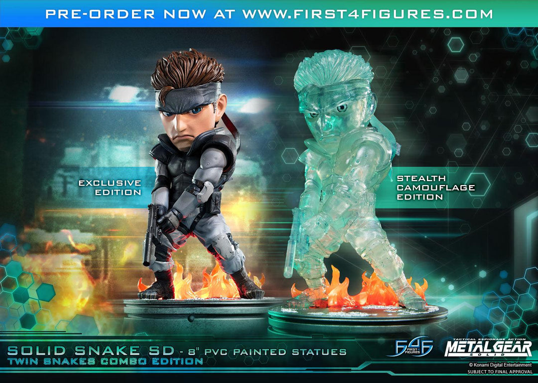 Solid Snake Color Solid Snake SD – First 4 Figures